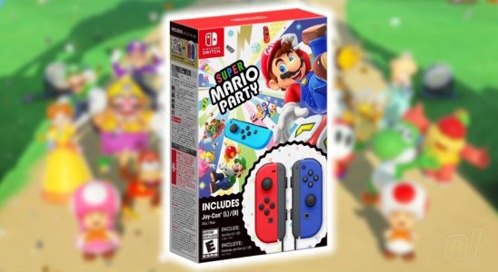 Annonce du pack Super Mario Party + Joy-Con rouge et bleu