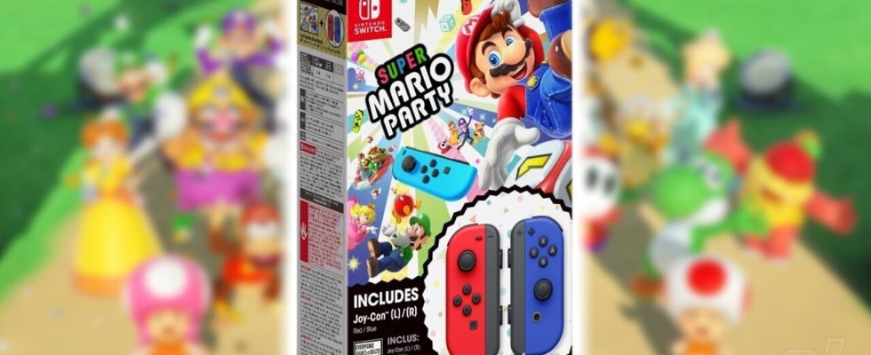 Annonce du pack Super Mario Party + Joy-Con rouge et bleu