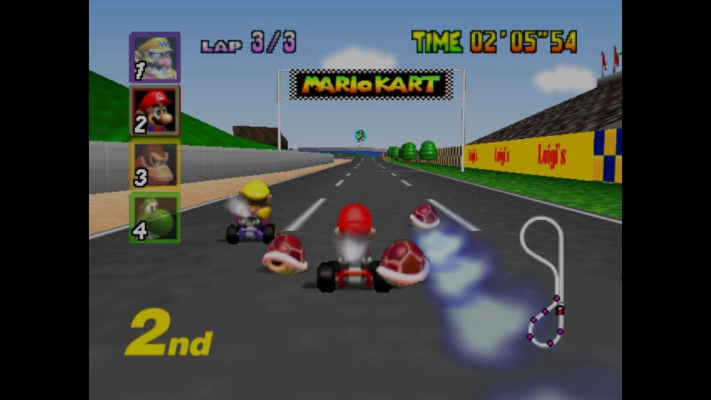 Jeux N64 les plus vendus - Mario Kart 64