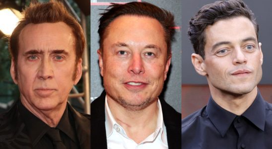 Nicolas Cage, Elon Musk, Rami Malek