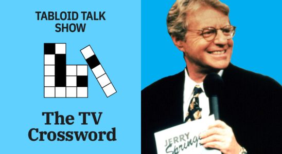 Tabloid Talk Shows Crossword