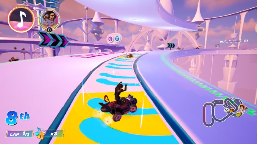 Examen de DreamWorks All-Star Kart Racing - Capture d'écran 1 sur 