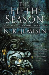 couverture de La Cinquième Saison de NK Jemisin (AOC)