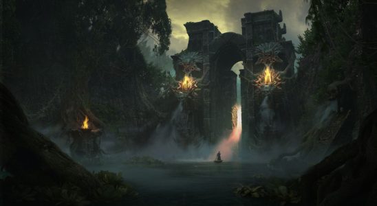 Diablo 4: Vessel of Hatred expansion concept art showing Nahantu