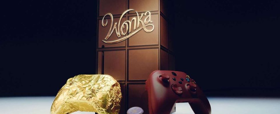 La console Xbox Series X sur le thème de Wonka est livrée avec une manette comestible