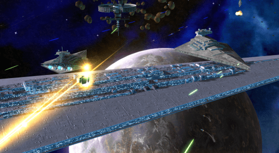 A Star Destroyer in Star Wars: Empire at War