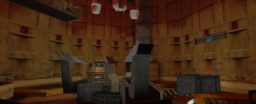 Half-Life: the interior of the test chamber.