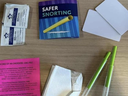 Des kits de reniflage plus sûrs ont été distribués par un tiers après une présentation dans une école secondaire de la Colombie-Britannique.