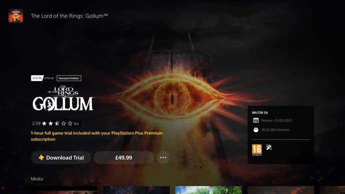 Essai du Seigneur des Anneaux : Gollum sur PlayStation Plus Premium