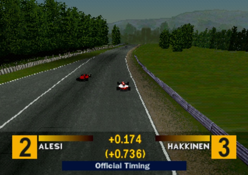 Formule 1 (1996) Pilotes de la saison 1995, jeux sous licence PS1