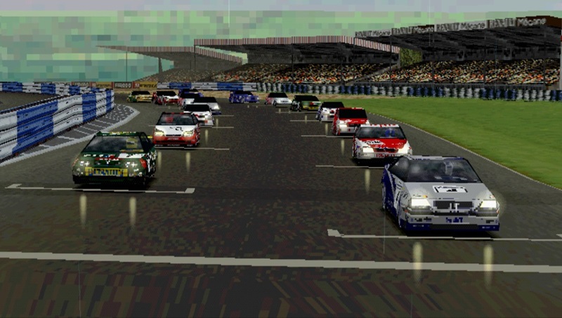 TOCA 2 PS1 Peugot graphiques 1998 Playstation Racing