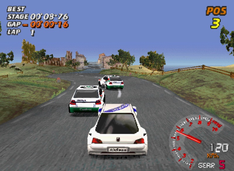 V-Rally - 97 Championship Edition Need for Speed ​​jeux de course ps1