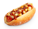 Dès l'ouverture à domicile, le Rogers Centre offrira « un hot-dog Schneiders classique garni de pommes de terre rissolées, de fromage en grains et de sauce ».