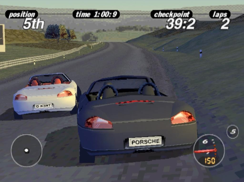 Porsche dans les jeux PlayStation des années 1990