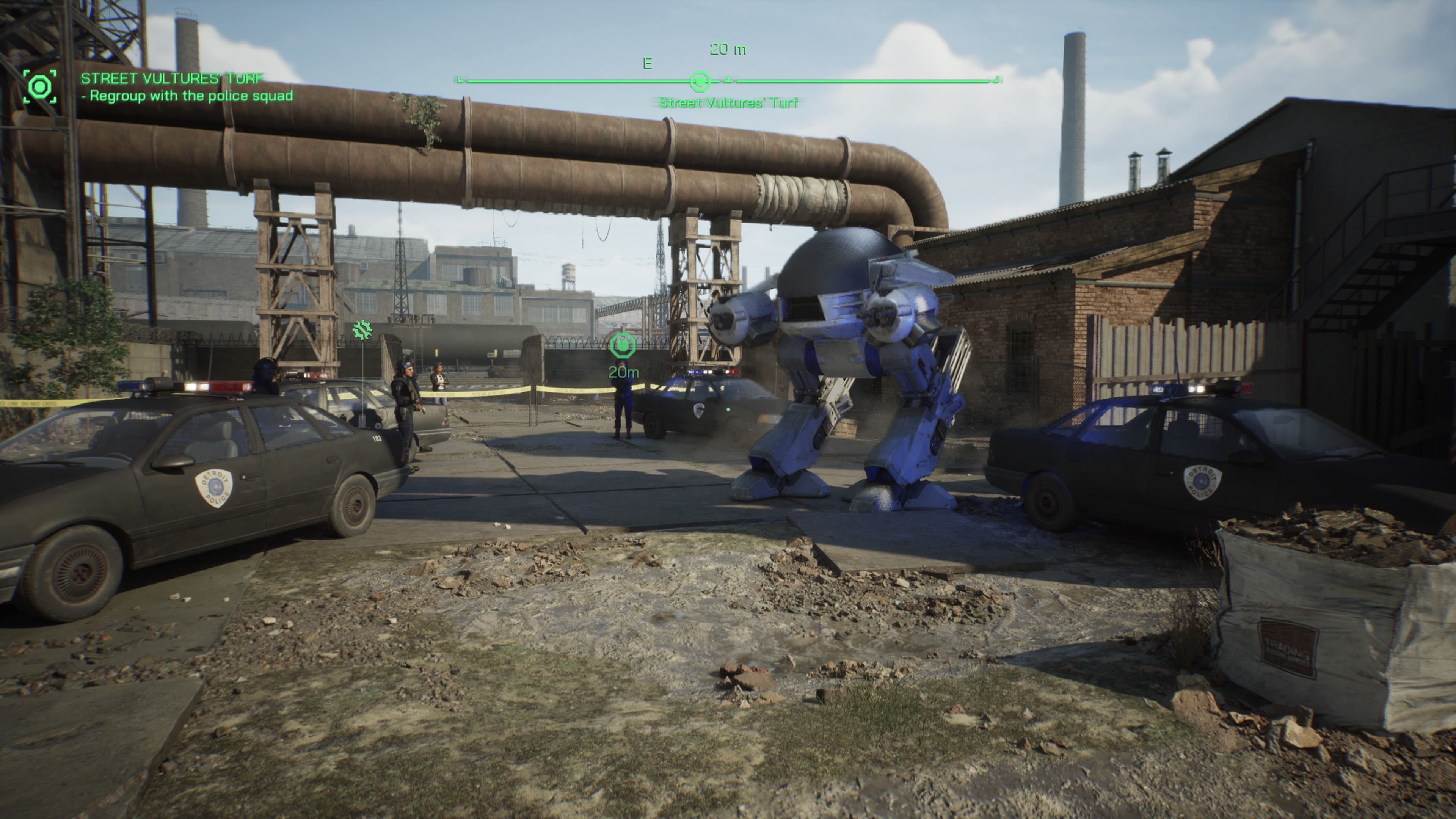 Capture d'écran de Robocop Rogue City PS5