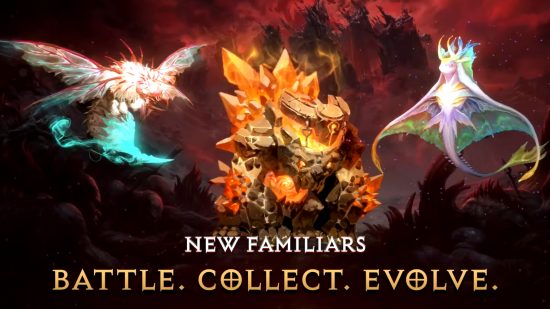 Familiers de Diablo Immortal Splintered Souls – Trois compagnons de combat introduits avec la nouvelle extension en décembre 2023.