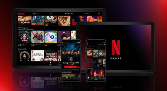 A promo image for Netflix's gaming options.