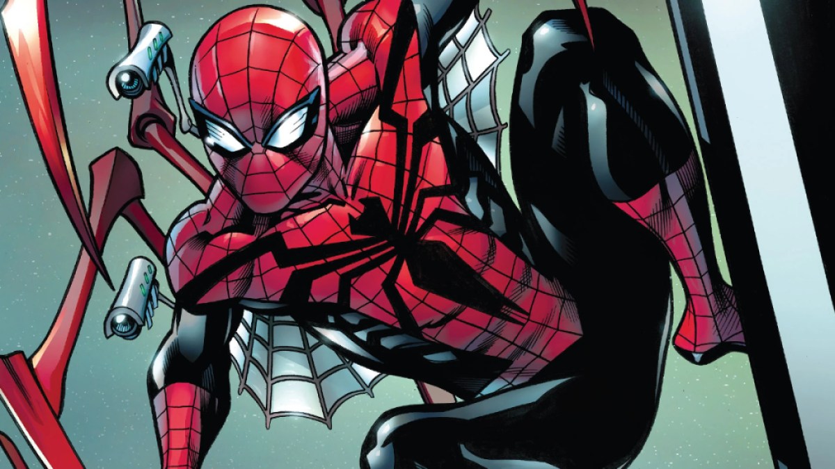 Otto Octavius ​​dans son costume supérieur de Spider-Man.