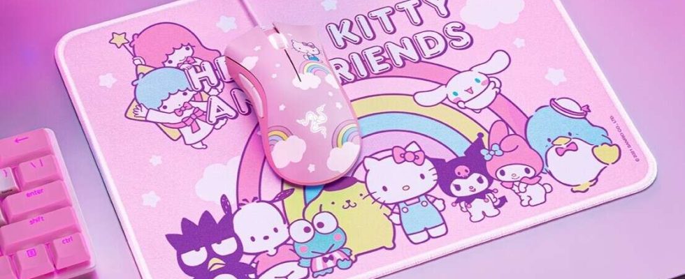 Le pack de souris de jeu Hello Kitty Razer est en vente pour le Cyber ​​​​Monday