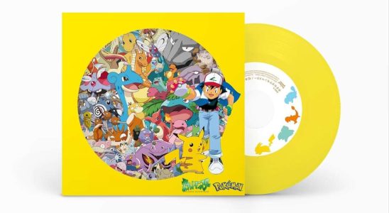 Ce vinyle Pokémon en édition limitée présente les chansons thématiques japonaises originales
