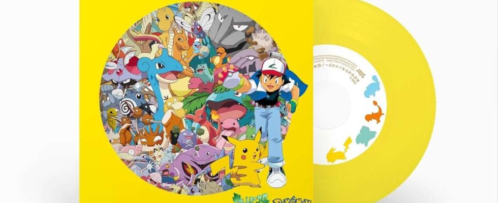 Ce vinyle Pokémon en édition limitée présente les chansons thématiques japonaises originales