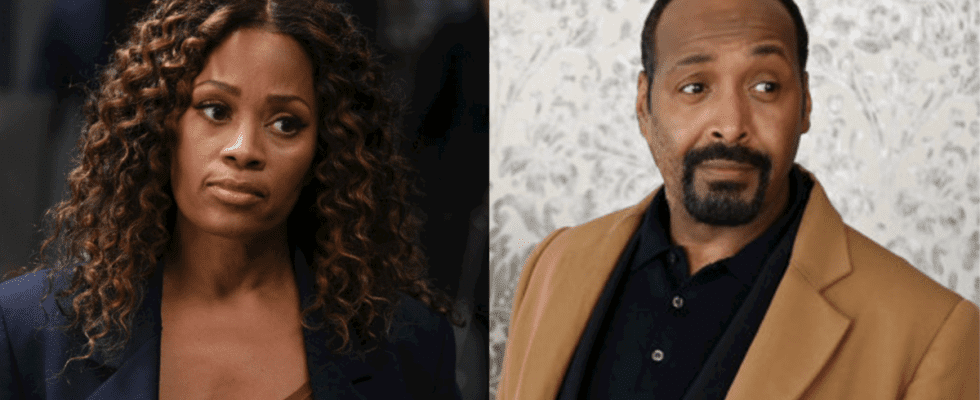 Maahra Hill as Marisa and Jesse L. Martin as Alec in The Irrational Season 1