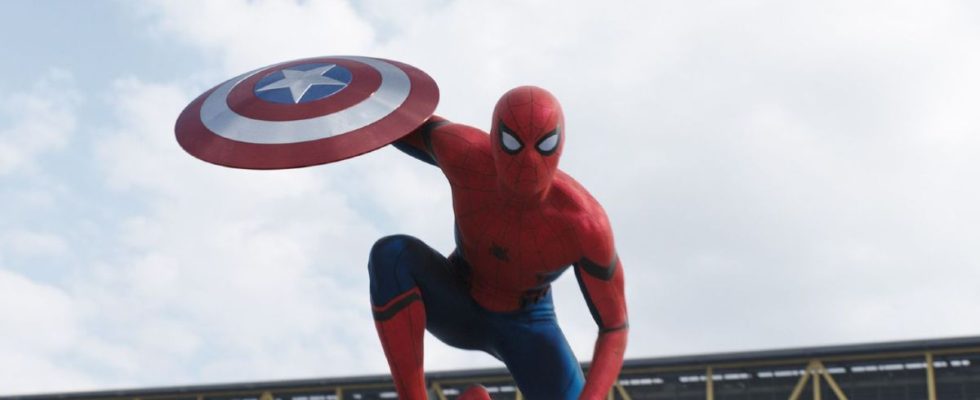 Tom Holland in Captain America: Civil War