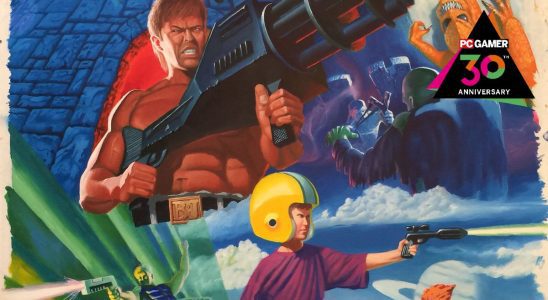 Apogee poster art for Wolfenstein, Commander Keen and more