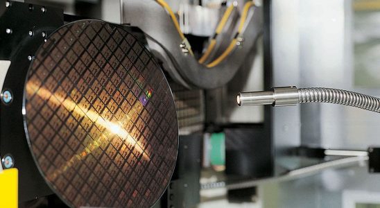 TSMC wafer in manufacturing
