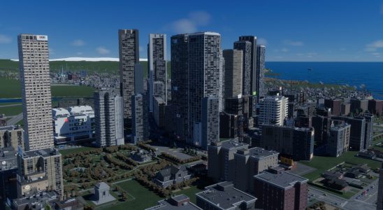 A modern city
