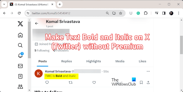 Comment mettre du texte en gras ou en italique sur X (Twitter) sans Premium