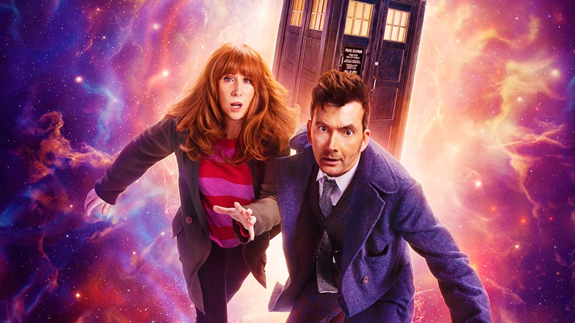 Catherine Tate et David Tennant sur l'affiche de Doctor Who : Star Beast