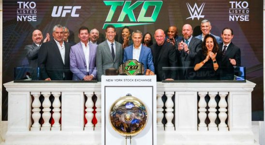 TKO Group Holdings, Inc. (NYSE: TKO) Rings The Opening Bell® The New York Stock Exchange welcomes executives and guests of TKO Group Holdings, Inc. (NYSE: TKO), today, Tuesday, September 12, 2023, to celebrate its listing. To honor the occasion, Ariel Emanuel, CEO, joined by Lynn Martin, NYSE President, rings The Opening Bell®. Photo Credit: NYSE