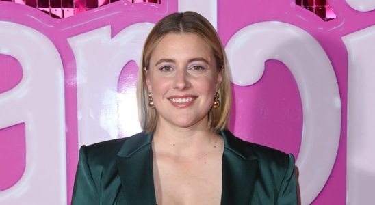 LONDON, ENGLAND - JULY 13: Greta Gerwig attends a photocall on July 13, 2023 in London, England. (Photo by Stuart C. Wilson/Getty Images for Warner Bros. )