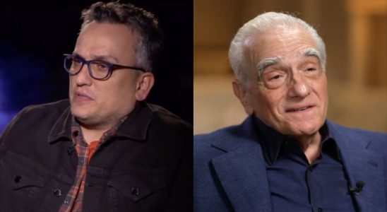 Joe Russo interview with Cinemablend for Avengers: Endgame Press Junket/Martin Scorsese on CBS This Morning (side by side)