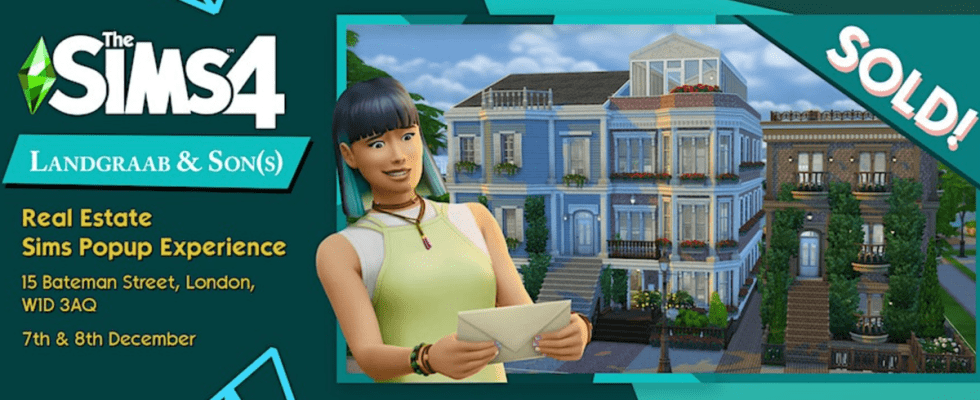 Jouez le rôle d'un propriétaire dans la prochaine « installation pop-up immersive » réelle des Sims 4