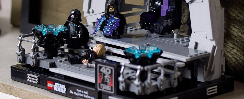 Les dioramas LEGO de la trilogie classique Star Wars avec l'Empereur et Endor bénéficient d'une réduction pour le Black Friday
