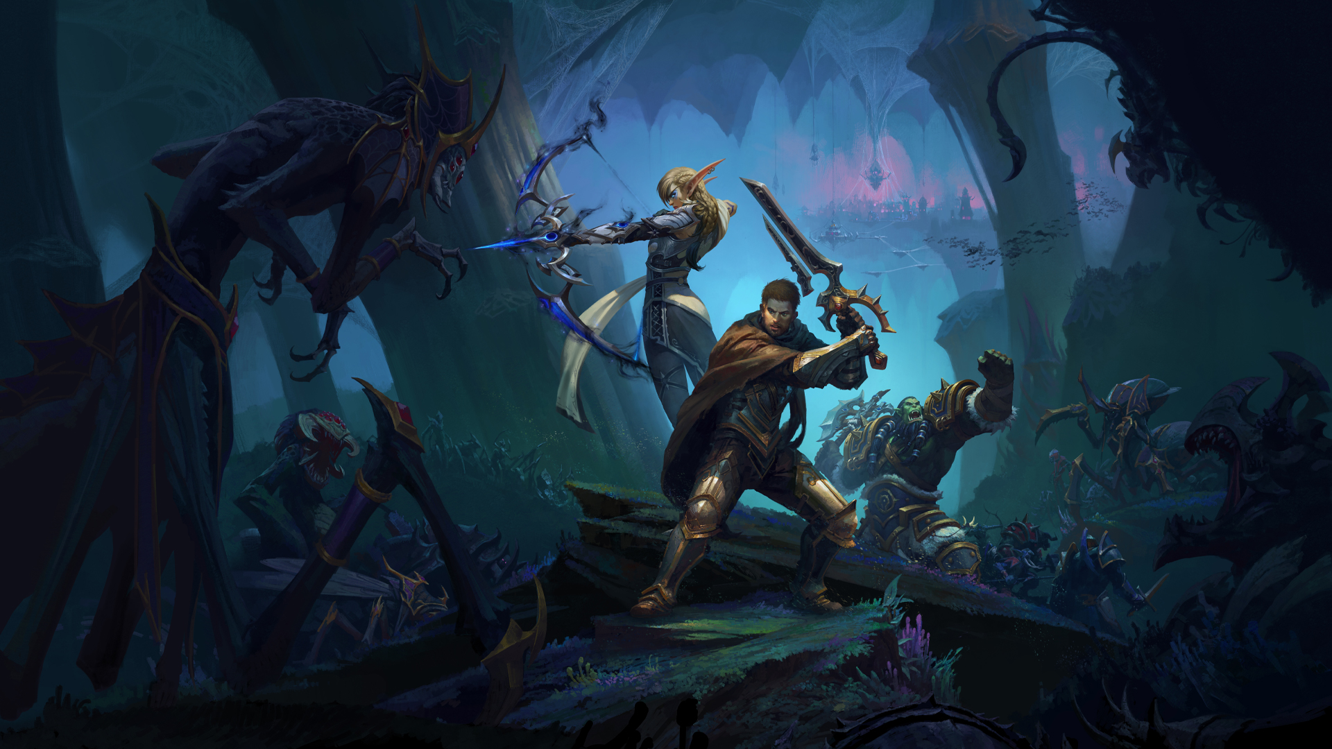 World of Warcraft : La guerre intérieure keyart