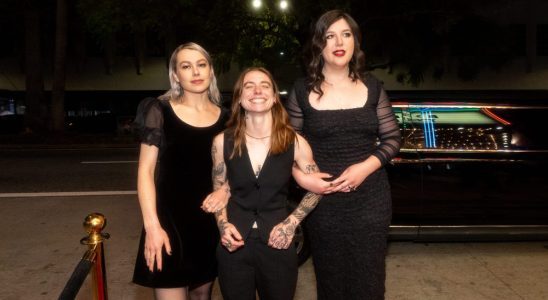 Julien Baker, , Lucy Dacus and Phoebe Bridgers .. at boygenius 'the film' held at El Rey Theatre on March 30, 2023 in Los Angeles, California.
