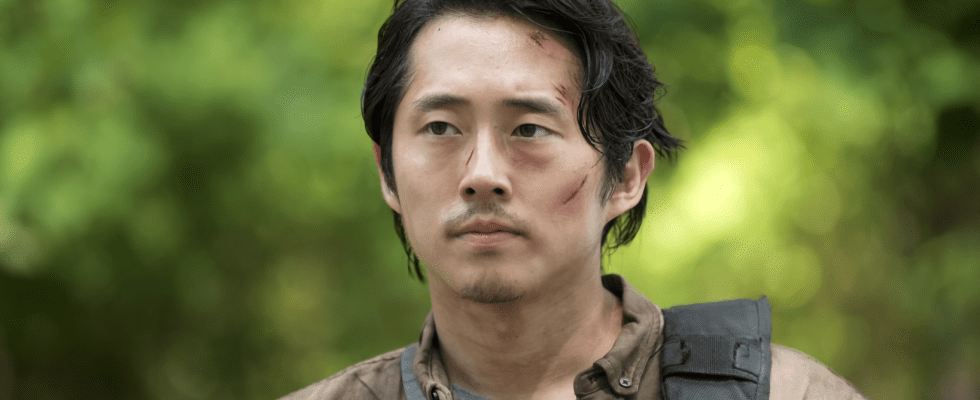 Steven Yeun as Glenn in The Walking Dead