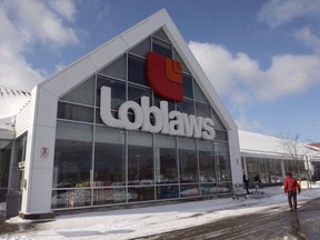 Un magasin Loblaws aperçu le lundi 9 mars 2015 à Montréal.LA PRESSE CANADIENNE/Ryan Remiorz