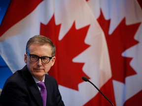 Le gouverneur de la Banque du Canada, Tiff Macklem, affirme que la lutte de la banque pour maîtriser l'inflation est peut-être terminée.