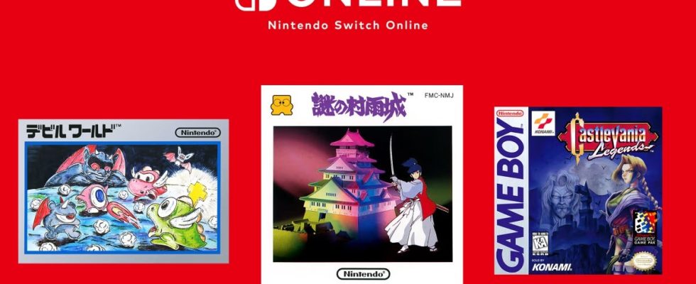 Nintendo Switch Online ajoute trois jeux rétro effrayants, dont Castlevania Legends