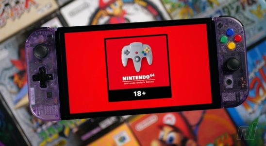 Nintendo lance une application en ligne pour 18+ N64 Switch au Japon