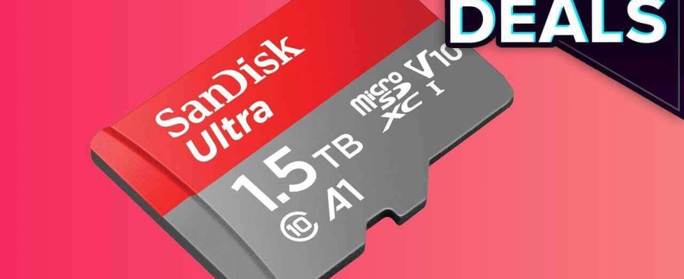 Offre SanDisk 1,5 To MicroSD Black Friday – Développez votre Steam Deck ou votre stockage Nintendo Switch