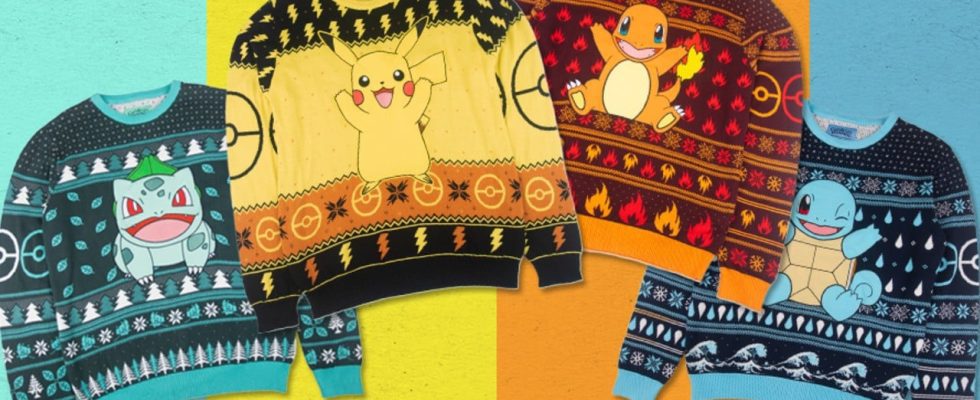 Offres : Offrez-vous un joyeux Noël avec cette remise exclusive Pokémon Jumper (Royaume-Uni)
