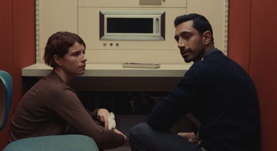Jessie Buckley and Riz Ahmed in