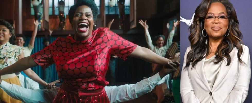 Oprah Winfrey et le casting de "Color Purple" sont émus lors de la première projection publique du film : "Regardez ce que Dieu a fait"