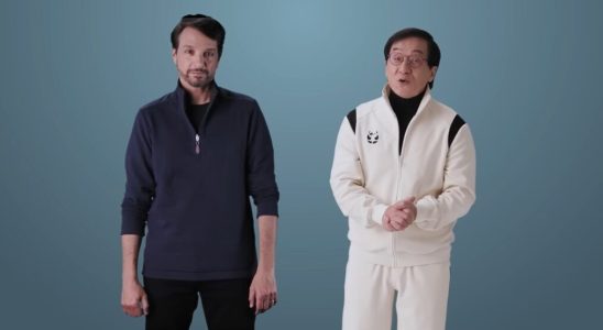 Ralph Macchio and Jackie Chan for