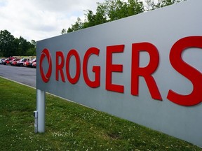 La signalisation de Rogers est photographiée à Ottawa le mardi 12 juillet 2022.